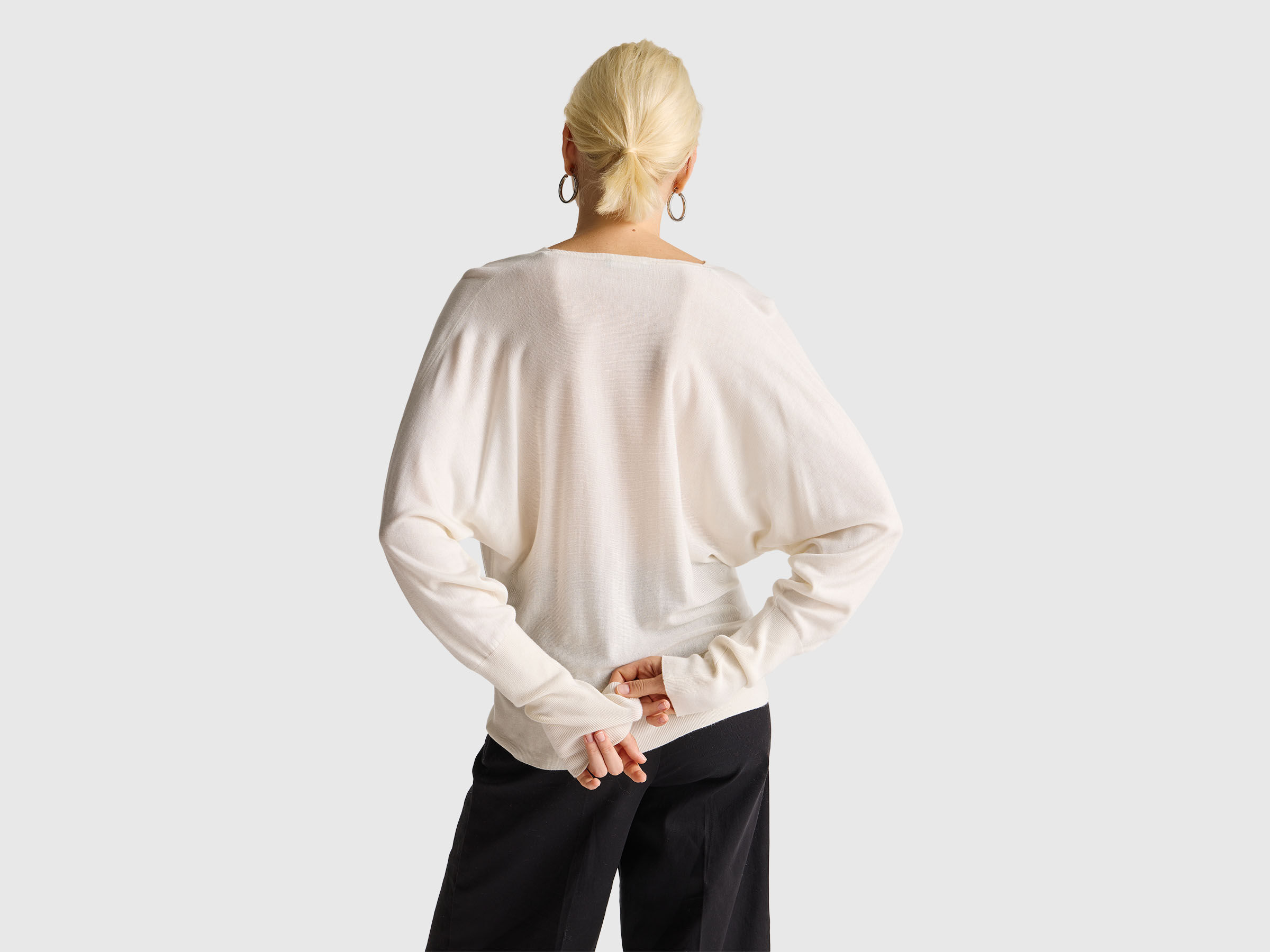 BOAT-NECK SWEAT.L/S Women image number 2